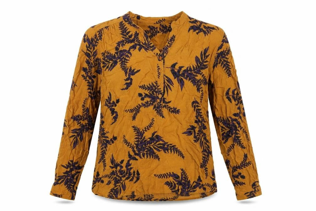 Womens UK Size 8 b.young Brown Basic Blouse