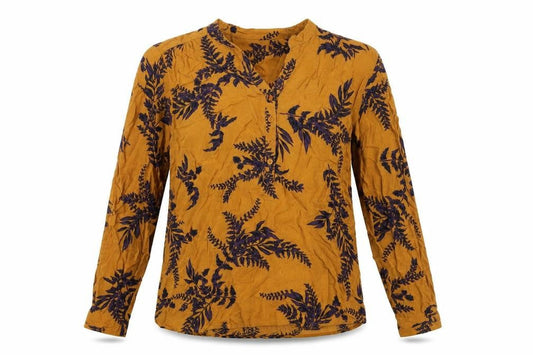 Womens UK Size 8 b.young Brown Basic Blouse