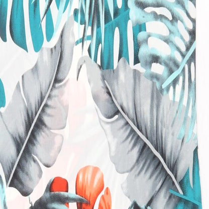 Brave Soul Womens Multicoloured Geometric Polyester Tank Dress Size M Boat Neck Pullover - Leaf Pattern