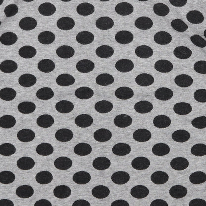 TU Womens Grey Scoop Neck Polka Dot Polyester Pullover Jumper Size 14