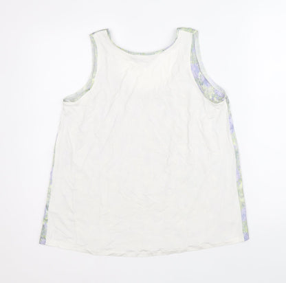 Womens UK Size 8 Marks and Spencer Multicoloured Basic Tank