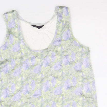 Womens UK Size 8 Marks and Spencer Multicoloured Basic Tank