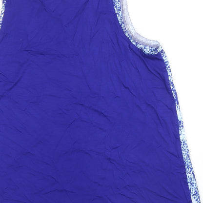 Womens UK Size 8 Marks and Spencer Blue Basic Tank