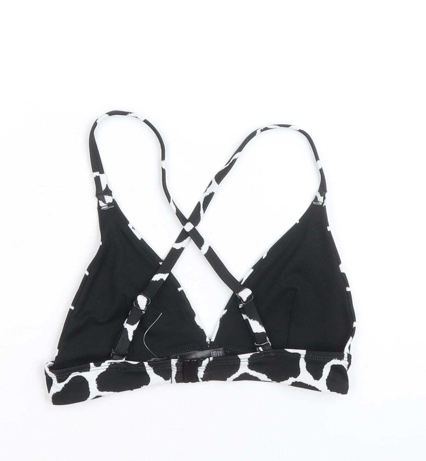 Marks and Spencer Womens Black Geometric Polyamide One Piece Size 8