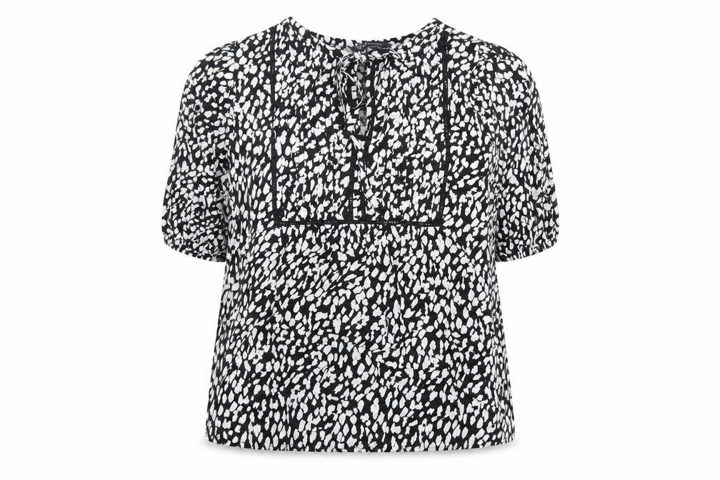 Womens UK Size 8 Marks and Spencer Black Basic Blouse