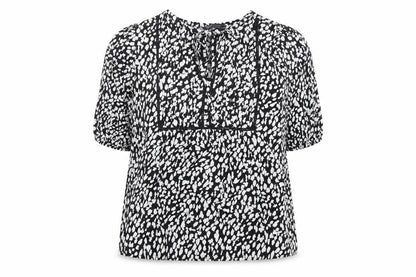 Womens UK Size 8 Marks and Spencer Black Basic Blouse
