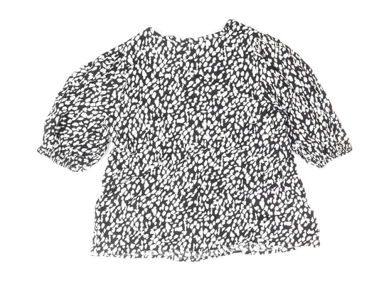 Womens UK Size 8 Marks and Spencer Black Basic Blouse
