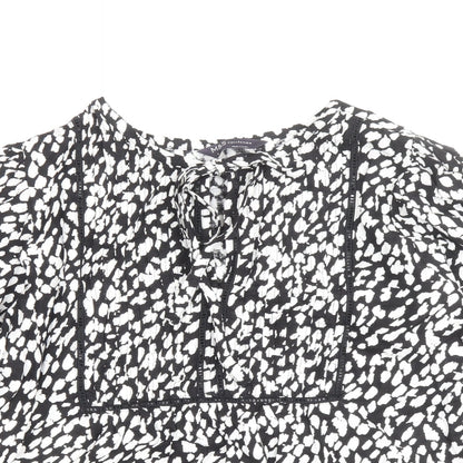 Womens UK Size 8 Marks and Spencer Black Basic Blouse