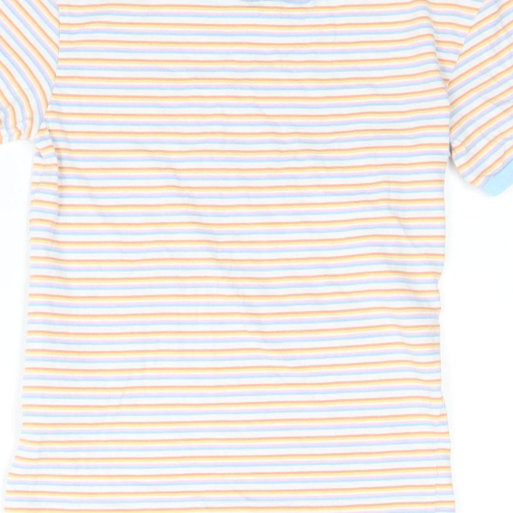 Womens UK Size 4 Jack Wills Multicoloured Basic T-Shirt
