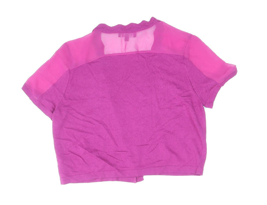 Womens UK Size 12 Per Una Purple Cardigan Jumper