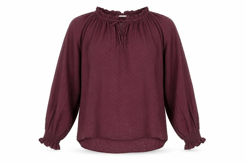 Womens UK Size 8 H&M Purple Basic Blouse