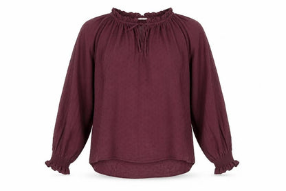 Womens UK Size 8 H&M Purple Basic Blouse
