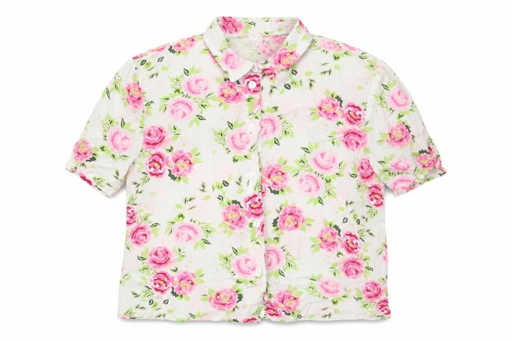 Womens UK Size 6 Divided by H&M Multicoloured Basic Button-Up