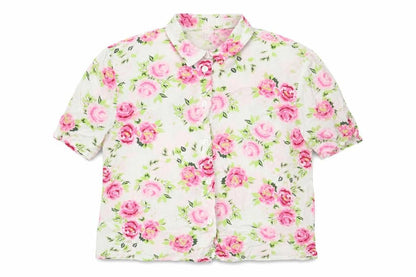 Womens UK Size 6 Divided by H&M Multicoloured Basic Button-Up