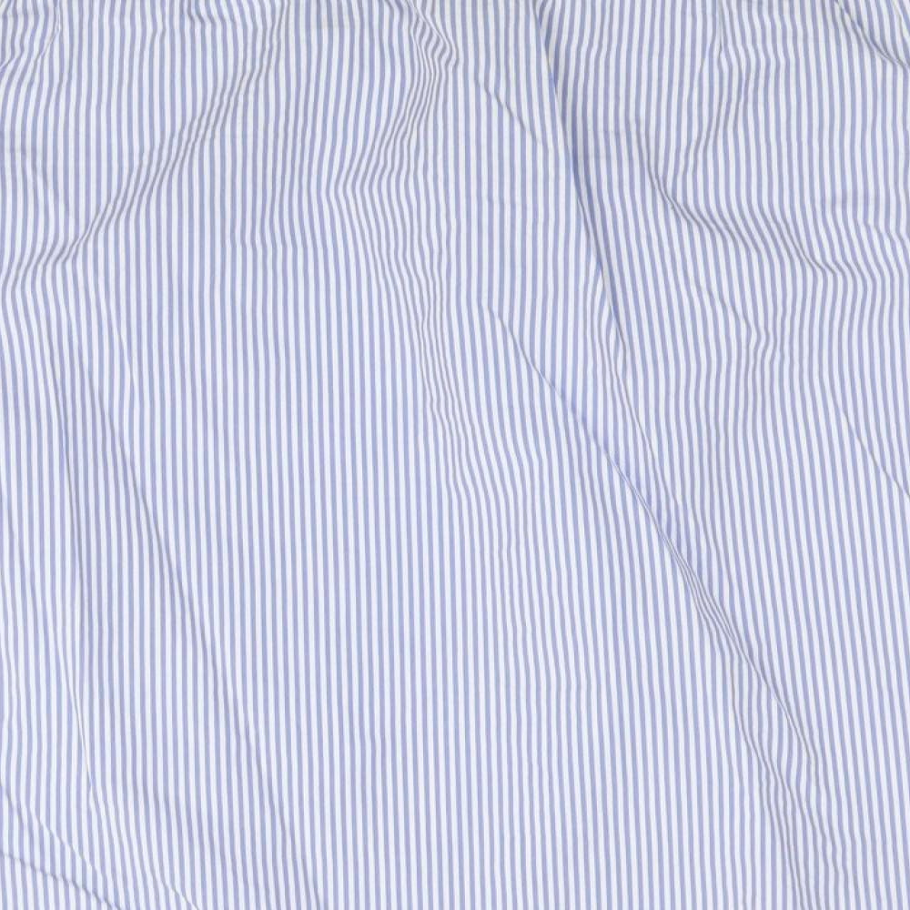 Womens UK Size 12 New Look Blue Basic Blouse
