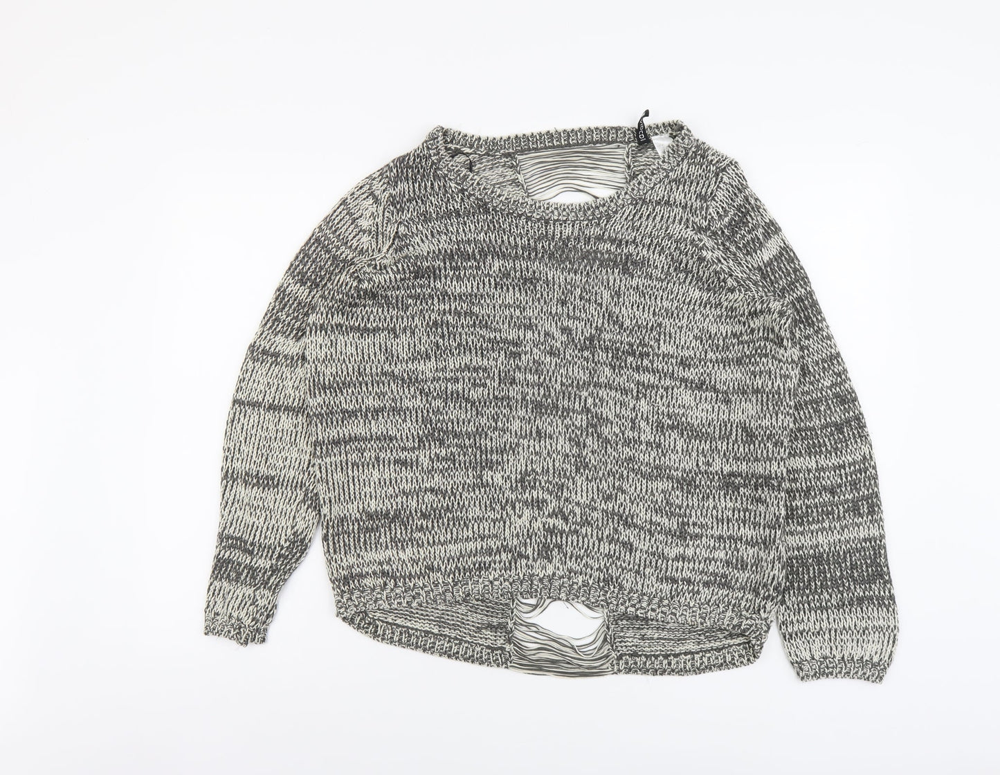 Womens UK Size M H&M Grey Pullover Jumper
