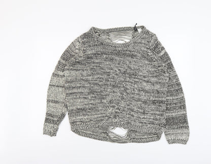 Womens UK Size M H&M Grey Pullover Jumper