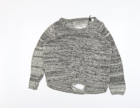 Womens UK Size M H&M Grey Pullover Jumper