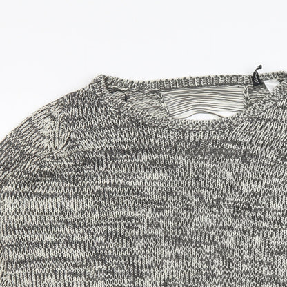 Womens UK Size M H&M Grey Pullover Jumper
