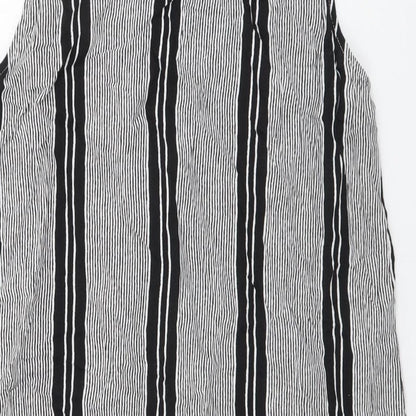 Womens UK Size 10 Atmosphere Black Basic Blouse