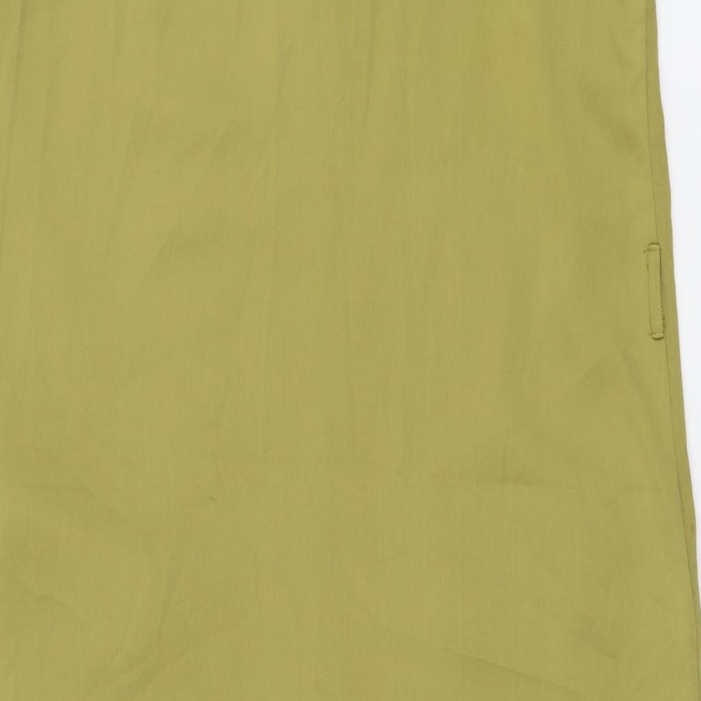 Atmosphere Womens Green Polyester Tank Dress Size 12 V-Neck Pullover