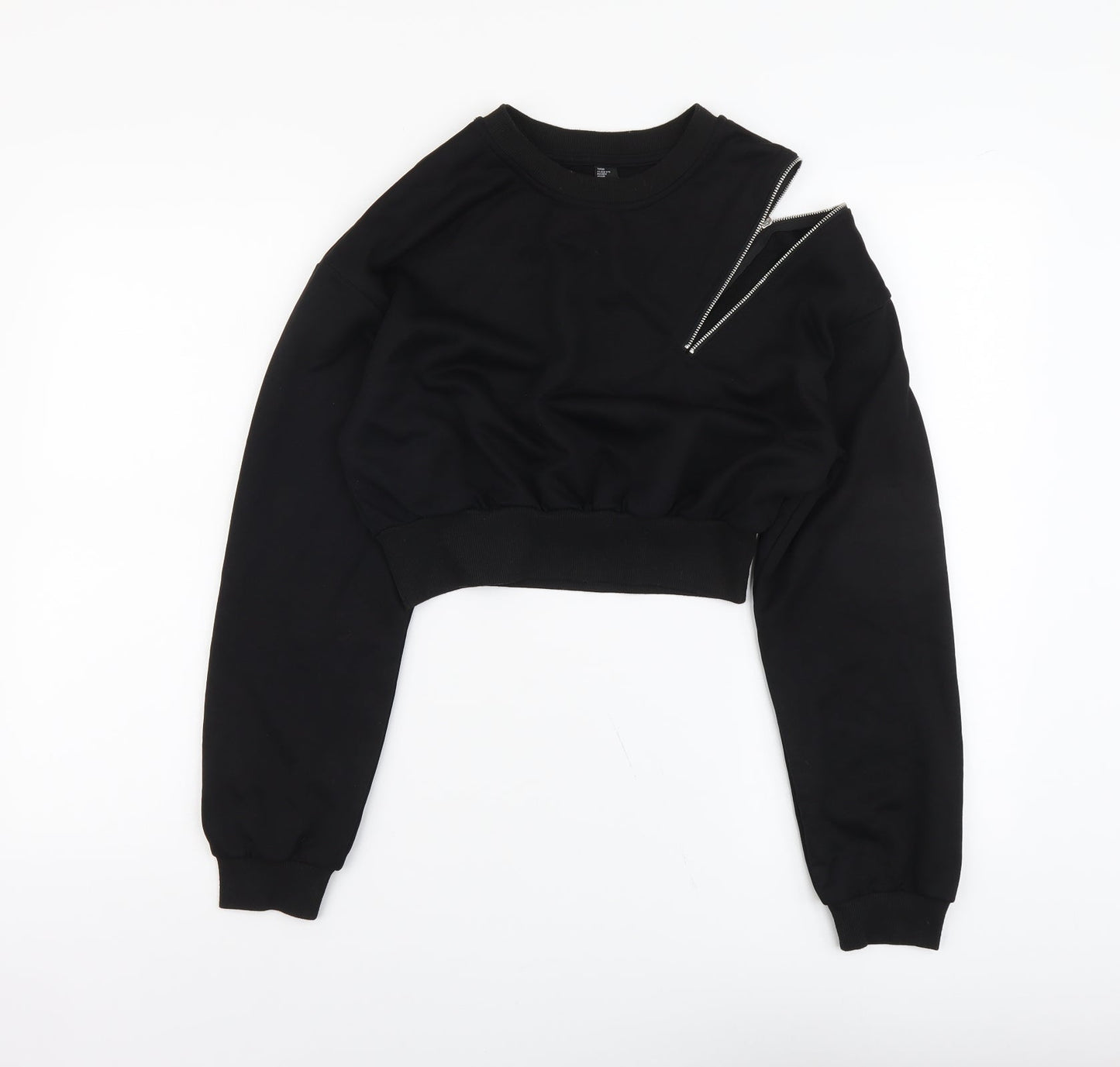 Cider Womens Black Polyester Pullover Sweatshirt Size XS Pullover