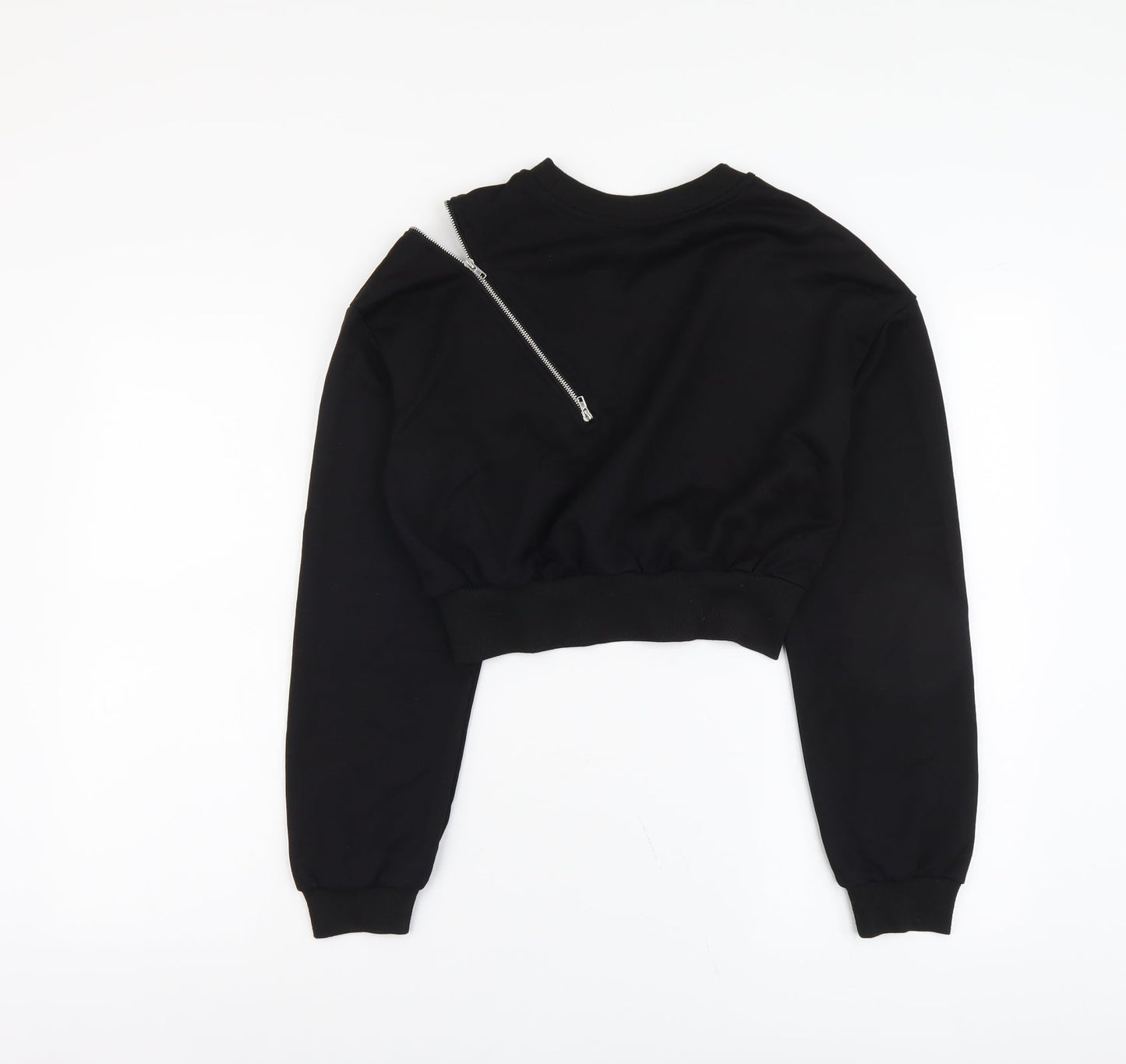 Cider Womens Black Polyester Pullover Sweatshirt Size XS Pullover