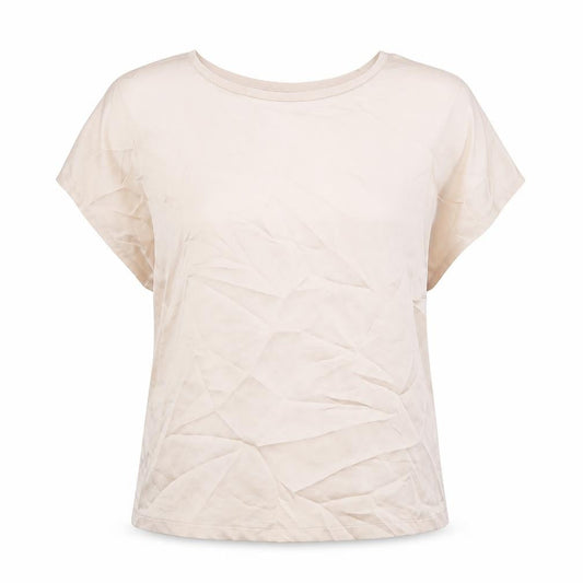 Womens UK Size S Mango Pink Basic T-Shirt