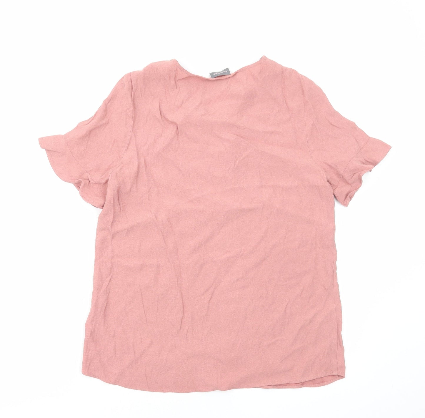 Womens UK Size S Phase Eight Pink Basic Blouse