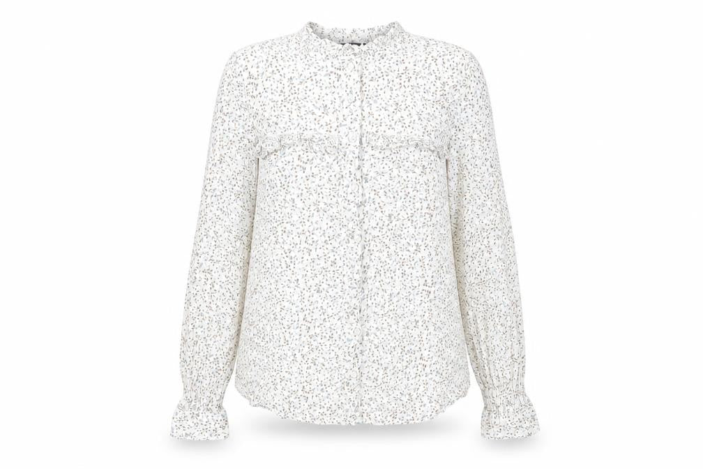 Womens UK Size 14 Marks and Spencer White Basic Button-Up