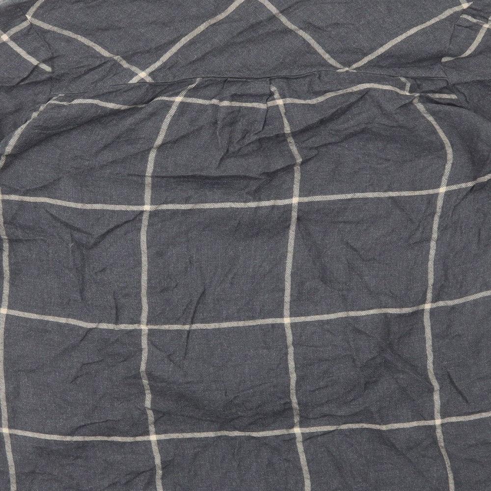 Womens UK Size 10 River Island Grey Basic Blouse