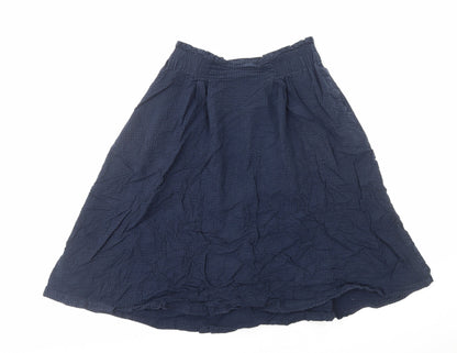 Marks and Spencer Womens Blue Viscose Swing Skirt Size 10