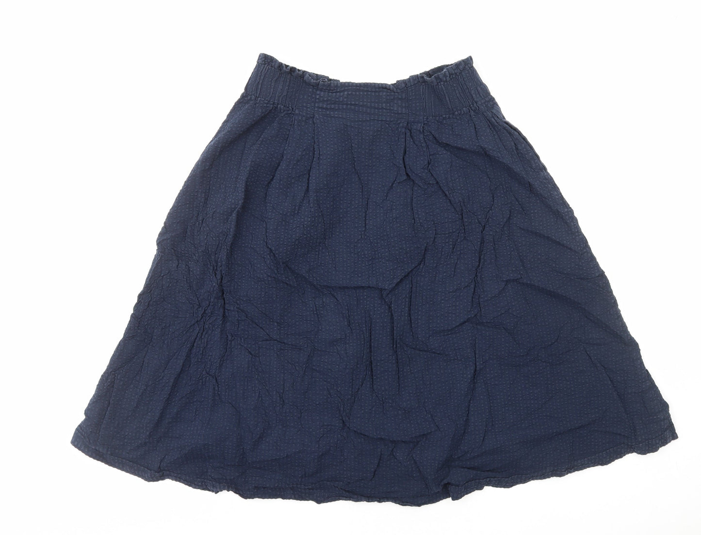 Marks and Spencer Womens Blue Viscose Swing Skirt Size 10