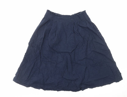 Marks and Spencer Womens Blue Viscose Swing Skirt Size 10