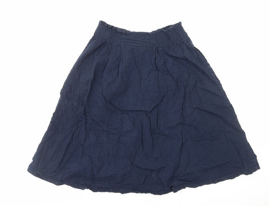Marks and Spencer Womens Blue Viscose Swing Skirt Size 10