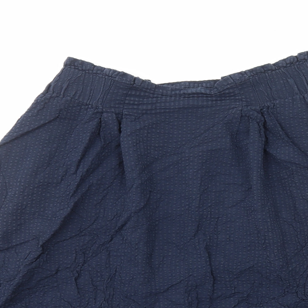 Marks and Spencer Womens Blue Viscose Swing Skirt Size 10