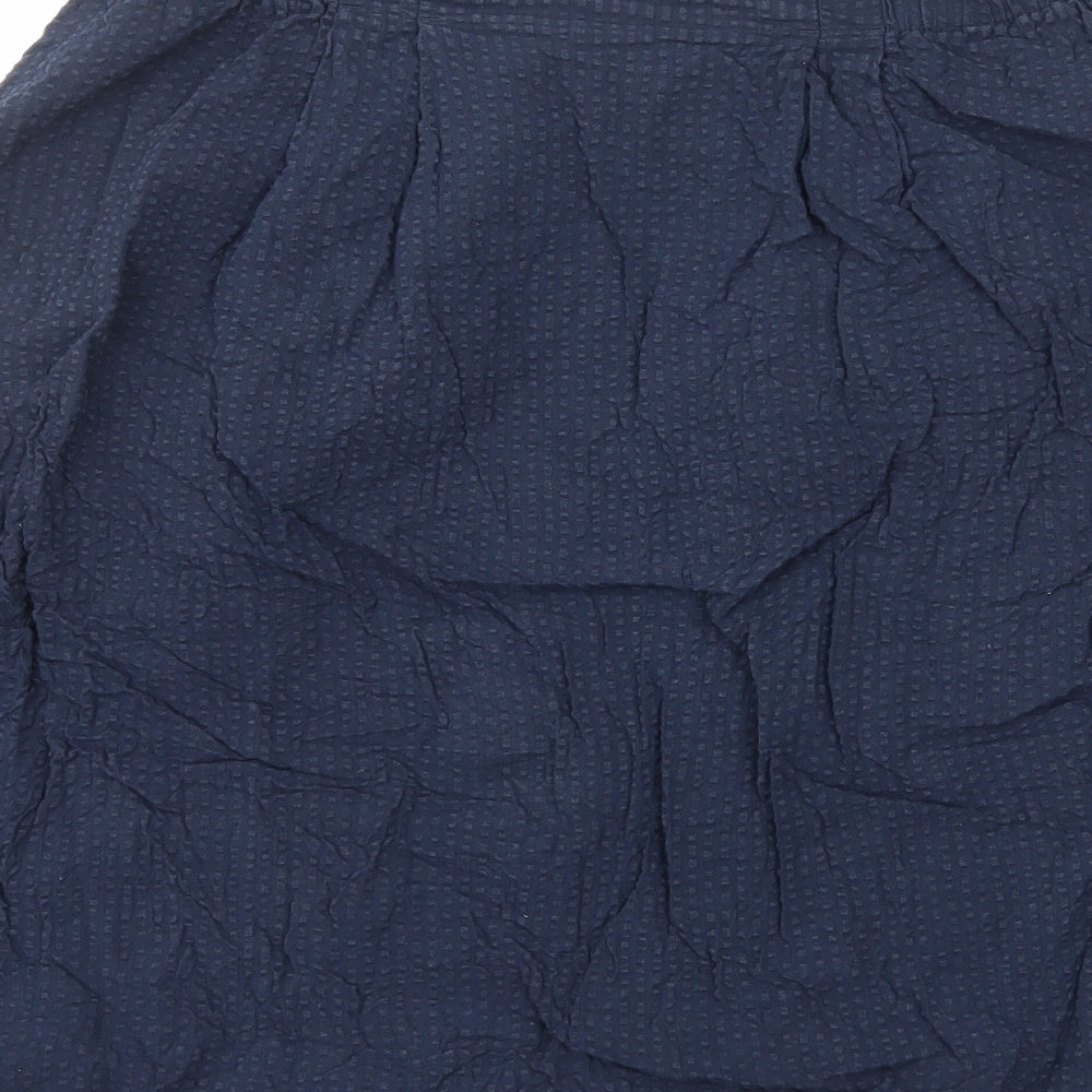 Marks and Spencer Womens Blue Viscose Swing Skirt Size 10