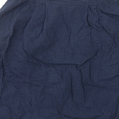 Marks and Spencer Womens Blue Viscose Swing Skirt Size 10