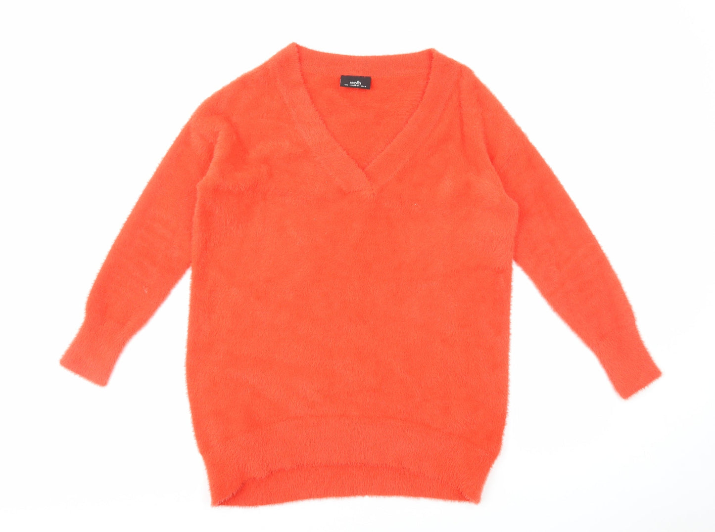 Womens UK Size S Wallis Red Pullover Jumper
