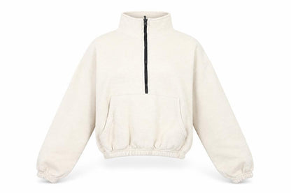 I SAW IT FIRST Womens Beige Cotton Pullover Sweatshirt Size 6 Pullover