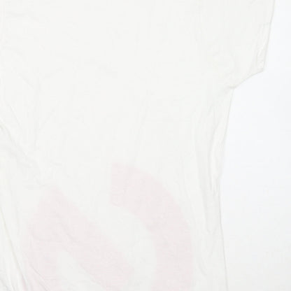 Womens UK Size XL Gildan White Basic T-Shirt