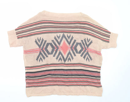 Womens UK Size S Monsoon Pink Pullover Jumper