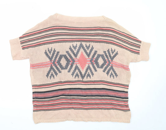 Womens UK Size S Monsoon Pink Pullover Jumper