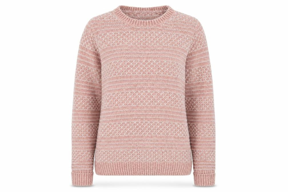Womens UK Size 8 Preworn Pink Pullover Jumper