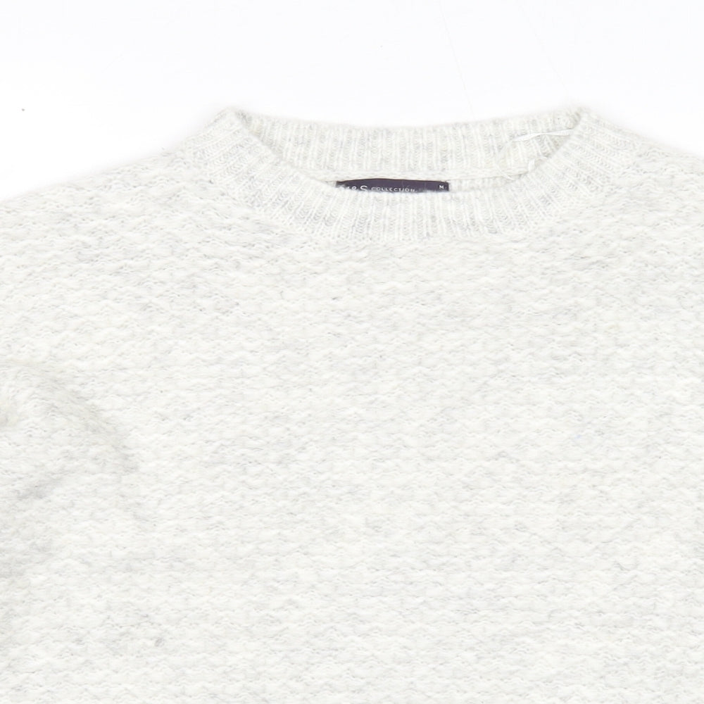 Womens UK Size M Marks and Spencer Grey Pullover Jumper