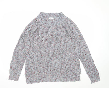 Womens UK Size M Papaya Grey Pullover Jumper