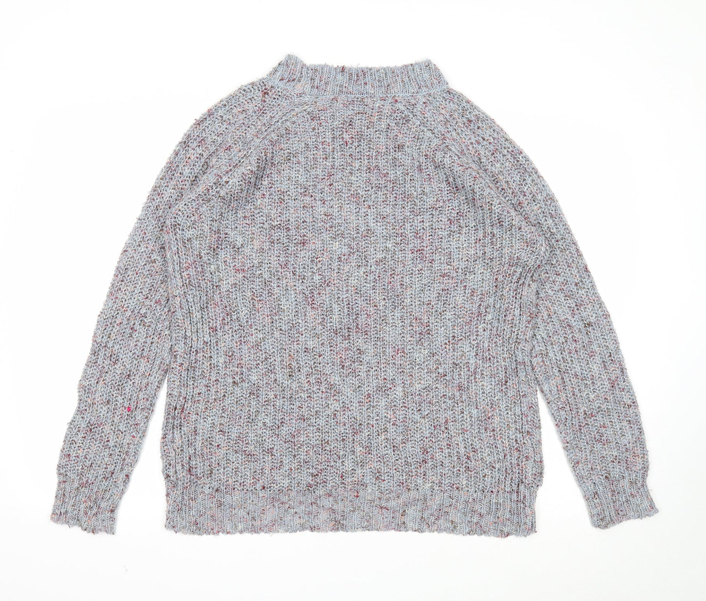 Womens UK Size M Papaya Grey Pullover Jumper