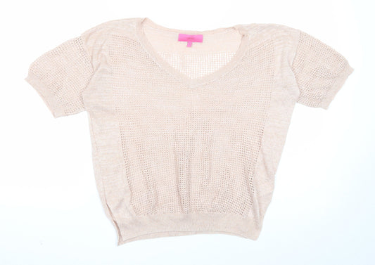 Womens UK Size 10 NEXT Pink Pullover Jumper