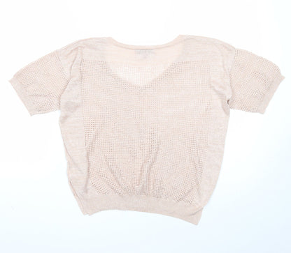 Womens UK Size 10 NEXT Pink Pullover Jumper