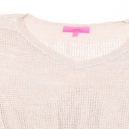 Womens UK Size 10 NEXT Pink Pullover Jumper